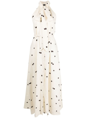 

Sleeveless linen long dress, ASPESI Sleeveless linen long dress