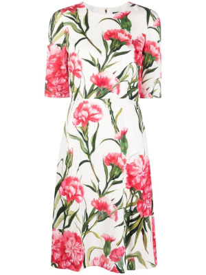 

Floral-print short-sleeve dress, Dolce & Gabbana Floral-print short-sleeve dress