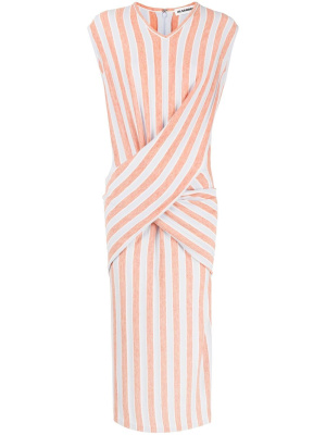 

Stripe-pattern knitted dress, Jil Sander Stripe-pattern knitted dress
