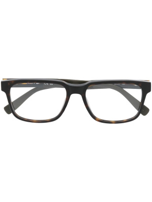 

Rectangle-frame two-tone glasses, Lacoste Rectangle-frame two-tone glasses