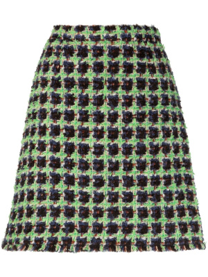 

High-waisted bouclé miniskirt, ETRO High-waisted bouclé miniskirt