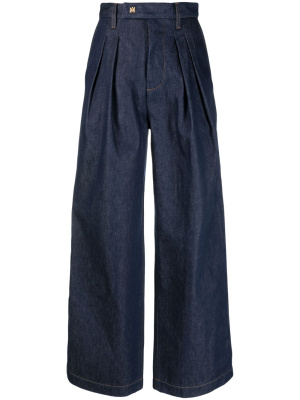 

Pleated wide-leg jeans, AMIRI Pleated wide-leg jeans