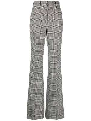 

Checked flared-leg trousers, Roberto Cavalli Checked flared-leg trousers