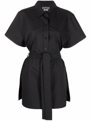 

Belted short-sleeve shirt, Boutique Moschino Belted short-sleeve shirt