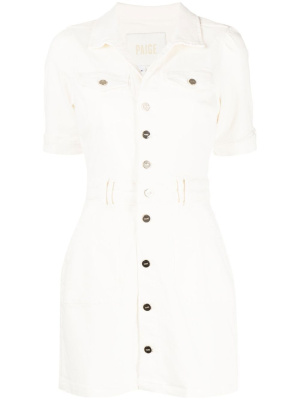 

Button-up mini-dress, PAIGE Button-up mini-dress