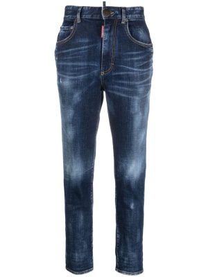 

High-waist cropped jeans, Dsquared2 High-waist cropped jeans