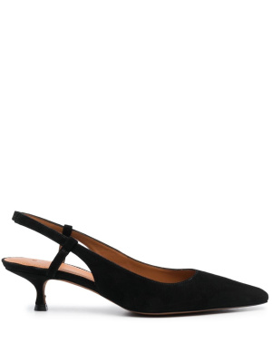 

50mm pointed-toe leather pumps, Polo Ralph Lauren 50mm pointed-toe leather pumps