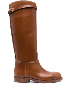 

Leather riding knee boots, Polo Ralph Lauren Leather riding knee boots