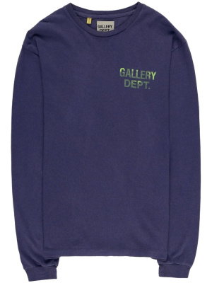 

Logo-print long-sleeve T-shirt, GALLERY DEPT. Logo-print long-sleeve T-shirt