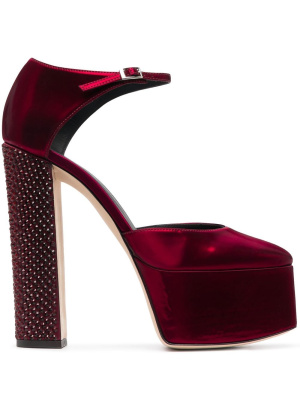 

160mm square-toe platform sandals, Giuseppe Zanotti 160mm square-toe platform sandals