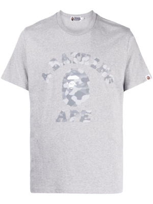 

Logo-print cotton T-shirt, A BATHING APE® Logo-print cotton T-shirt