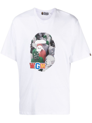 

Logo-print cotton T-shirt, A BATHING APE® Logo-print cotton T-shirt