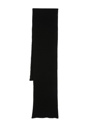 

Long ribbed-knit scarf, Rick Owens Long ribbed-knit scarf