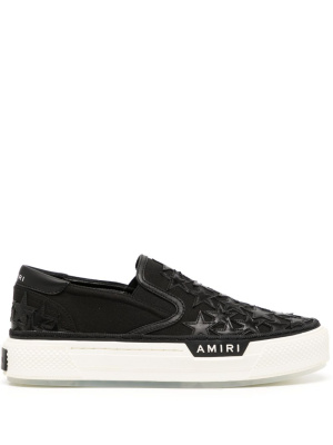 

Star-patch slip-on sneakers, AMIRI Star-patch slip-on sneakers