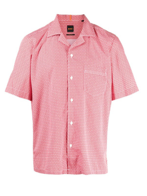 

Geometric-print cotton shirt, BOSS Geometric-print cotton shirt