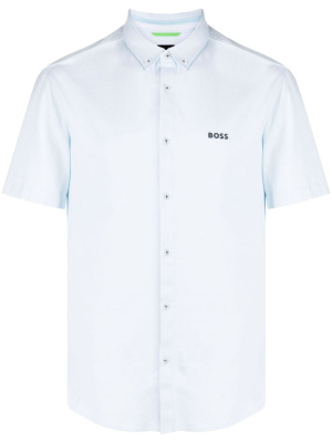 

Logo-print cotton shirt, BOSS Logo-print cotton shirt