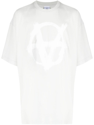 

Logo-print cotton T-shirt, VETEMENTS Logo-print cotton T-shirt