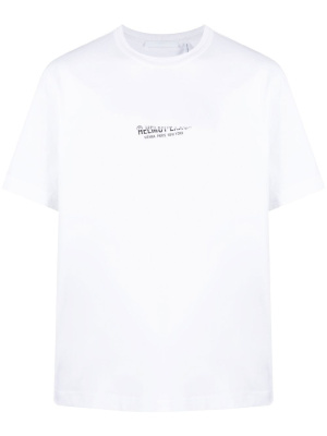 

Logo-print cotton T-shirt, Helmut Lang Logo-print cotton T-shirt