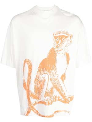 

Monkey-print T-shirt, Emporio Armani Monkey-print T-shirt