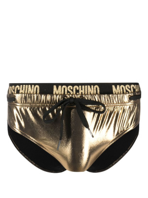 

Logo-waistband swimming trunks, Moschino Logo-waistband swimming trunks