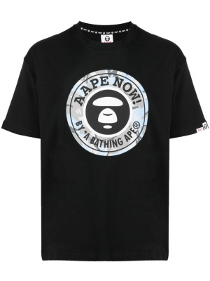 

Logo-print cotton T-shirt, AAPE BY *A BATHING APE® Logo-print cotton T-shirt