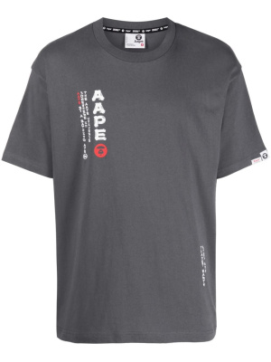 

Logo-print cotton T-shirt, AAPE BY *A BATHING APE® Logo-print cotton T-shirt