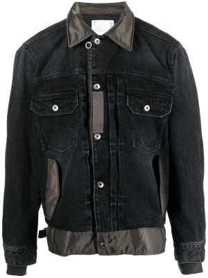 

Denim patchwork jacket, Sacai Denim patchwork jacket