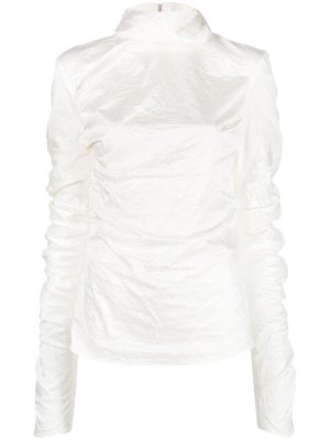 

High-neck long-sleeved blouse, Acne Studios High-neck long-sleeved blouse
