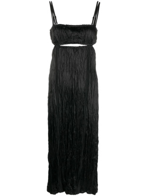

Open-back crinkled midi dress, Acne Studios Open-back crinkled midi dress