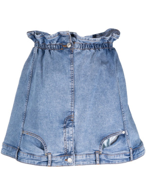

Elasticated-waistband denim jeans, MOSCHINO JEANS Elasticated-waistband denim jeans