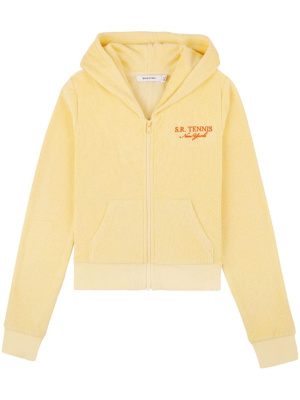

Tennis terrycloth-effect hoodie, Sporty & Rich Tennis terrycloth-effect hoodie