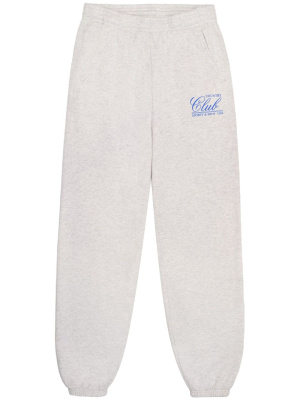

Logo-print cotton track pants, Sporty & Rich Logo-print cotton track pants