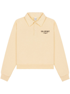 

Logo-embroidery polo shirt, Sporty & Rich Logo-embroidery polo shirt