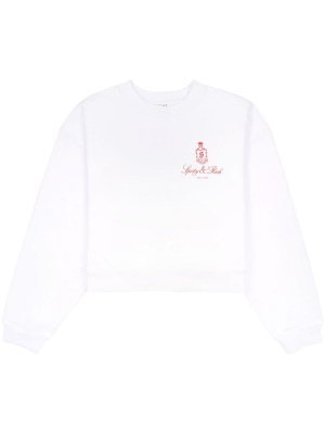 

Vendome crew-neck crop top, Sporty & Rich Vendome crew-neck crop top