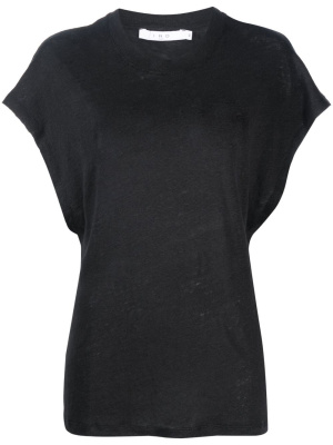 

Ciro round-neck linen T-shirt, IRO Ciro round-neck linen T-shirt