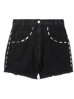 

High-waisted cotton shorts, IRO High-waisted cotton shorts