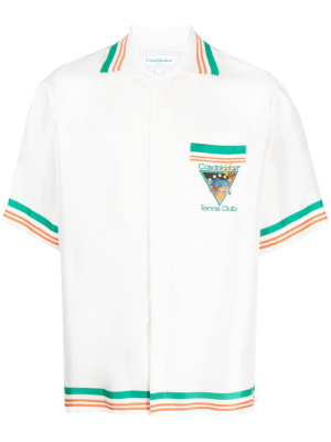 

Tennis Club Icon silk shirt, Casablanca Tennis Club Icon silk shirt