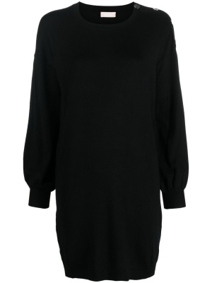 

Button-shoulder knit dress, LIU JO Button-shoulder knit dress