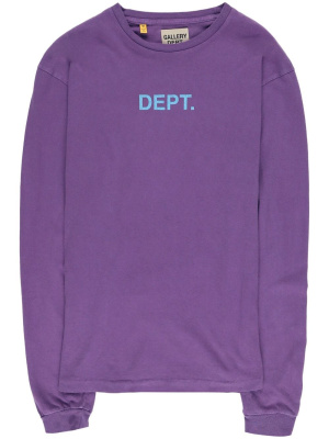

Logo-print long-sleeve T-shirt, GALLERY DEPT. Logo-print long-sleeve T-shirt