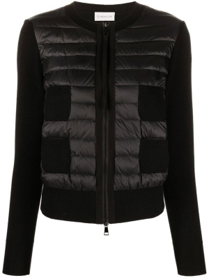 

Panelled knitted jacket, Moncler Panelled knitted jacket