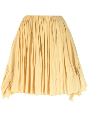 

Asymmetric pleated miniskirt, Lanvin Asymmetric pleated miniskirt
