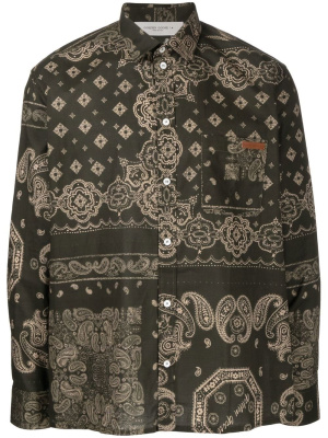 

Bandana-print long-sleeve shirt, Golden Goose Bandana-print long-sleeve shirt