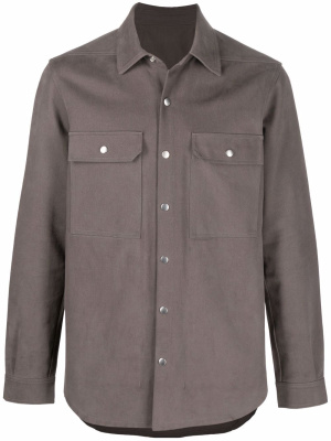 

Long-sleeved shirt jacket, Rick Owens Long-sleeved shirt jacket