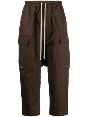 

Elasticated-waist drop-crotch trousers, Rick Owens Elasticated-waist drop-crotch trousers