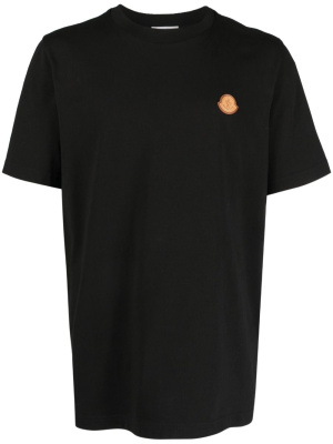 

Logo-badge crew-neck T-shirt, Moncler Logo-badge crew-neck T-shirt