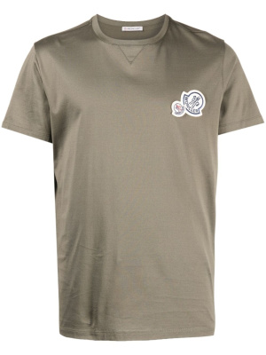 

Logo-patch cotton T-shirt, Moncler Logo-patch cotton T-shirt