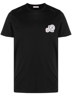 

Logo-patch cotton T-shirt, Moncler Logo-patch cotton T-shirt