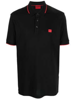 

Logo-patch cotton polo shirt, HUGO Logo-patch cotton polo shirt
