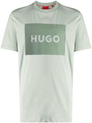 

Logo-print crew-neck T-shirt, HUGO Logo-print crew-neck T-shirt