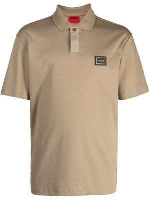

Logo-patch cotton polo shirt, HUGO Logo-patch cotton polo shirt
